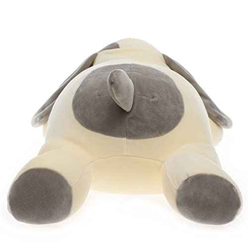 Dog Plush Pillow, Soft Dog Stuffed Animals Toy Plushie Body Pillow Gifts for Kids Girls Boys (Gray, 17.7 inch)