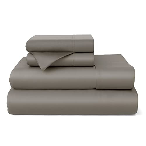 Grey King Rayon Derived from Bamboo Bed Sheet Set - Cozy, Soft & Breathable