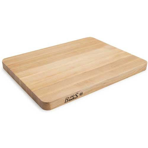 John Boos 20" x 15" Rectangular Maple Wooden Cutting Board - Reversible Kitchen Prep