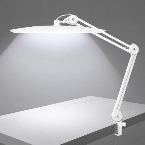 ATNailspro 38W Dimmable Nail Desk Lamp 3500 Lumens Studio Light with Clamp