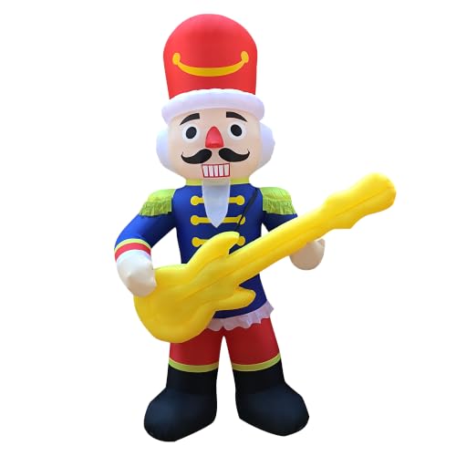 12ft Christmas Inflatable Nutcracker Soldier with LED Lights for Outdoor Yard Decor