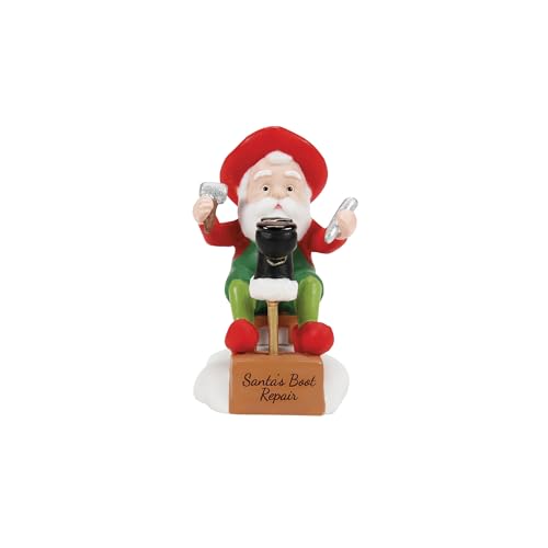 Department 56 Santa's Chief Cobbler Figurine - North Pole Village Accessory