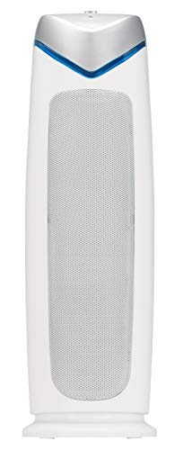 GermGuardian HEPA Air Purifier Tower 22" White AC4825W for Allergies & Pets