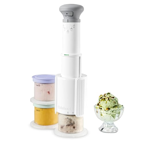 Cuisinart FastFreeze Ice Cream Maker 5-in-1, 0.5 Pint, Pastel