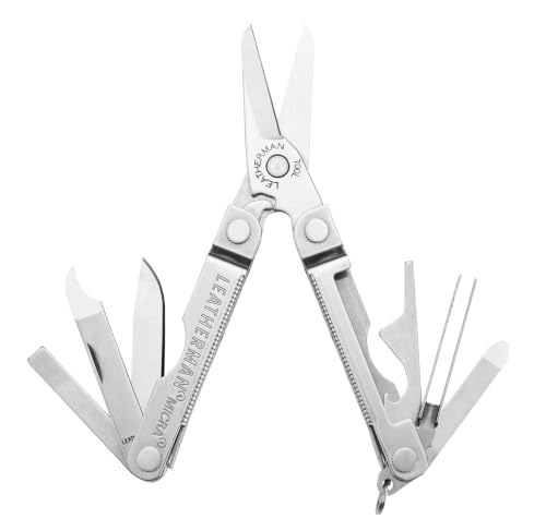 Leatherman Micra Keychain Multi-Tool Stainless Steel - Compact Grooming & Repair Tool