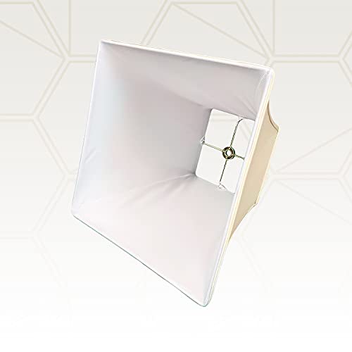Royal Designs, Inc. Regal Square Bell Lamp Shade, 5 x 10 x 9, Eggshell (BSO-715-10EG)