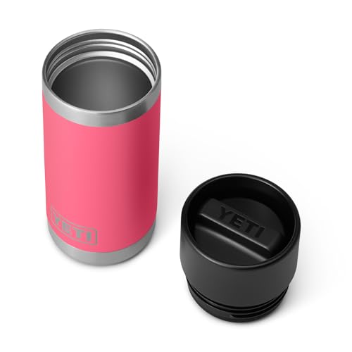 YETI Rambler 12 oz Bottle - Tropical Pink, Stainless Steel, Insulated, Leakproof Cap