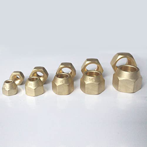 TADERUILY 16 Ft Mini Split Line Set - 1/4" & 1/2" Copper Tubing Insulated for AC & Heating, Thickened PE, Includes Nuts (Variation: 1/4+1/2)