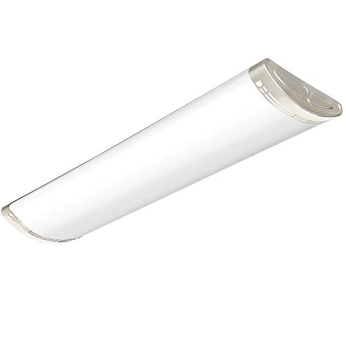 4ft Dimmable LED Light Fixture 80W 4000K Flush Mount - 1 Pack
