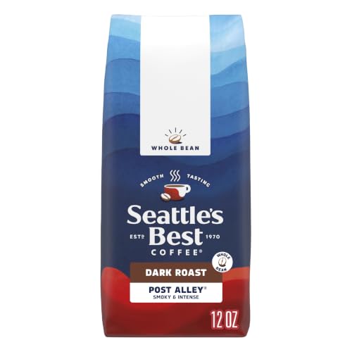 Dark Roast Whole Bean Coffee - Post Alley Blend, 6 Pack 12 oz