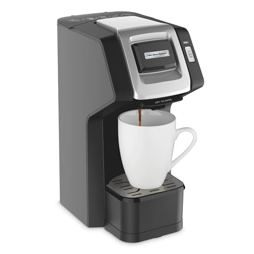 Commercial Single-Serve Coffee Maker with Adjustable Cup Rest - Hamilton Beach