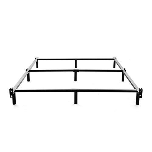 Queen Size Metal Bed Frame-7 Inch Heavy Duty Bedframe, 9-Leg Support