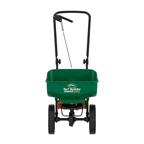 Mini Broadcast Spreader for Lawn Fertilizer, Grass Seed & Ice Melt - Single Pack