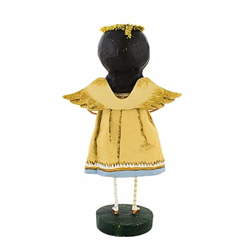 Lori Mitchell Angel of Peace Polyresin Figurine 8 In World Globe