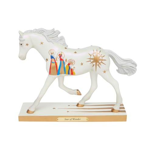 Enesco Trail of Painted Ponies Christmas Star of Wonder Figurine - 7.3 Inch Holiday Decor