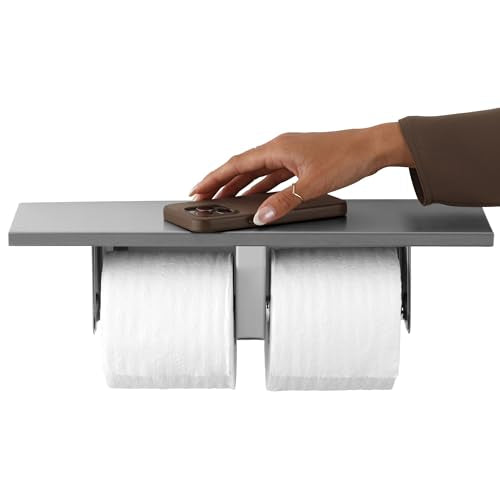 Stainless Steel Toilet Paper Dispenser for Commercial Restrooms - Dual Roll, Surface Mount
