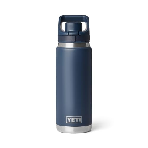 YETI Rambler 18 oz Navy Leakproof Bottle with Flip Chug Cap