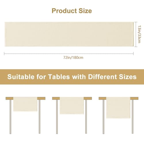 Christmas Gingerbread Man Table Runner - Holiday Dining Decor 13x72 inch