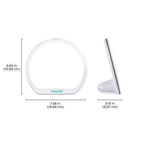 UV-Free Light Therapy Lamp with 10,000 Lux, Full Spectrum LED, Adjustable Brightness