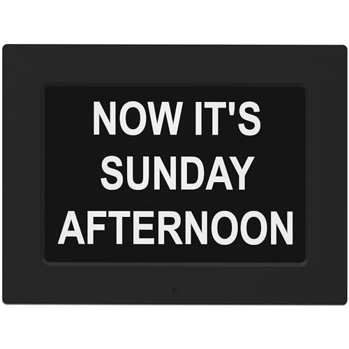 Extra Large Digital Alarm Clock for Seniors - Black, 12 Inches - Easy Read, Large Display, Auto-Dimming