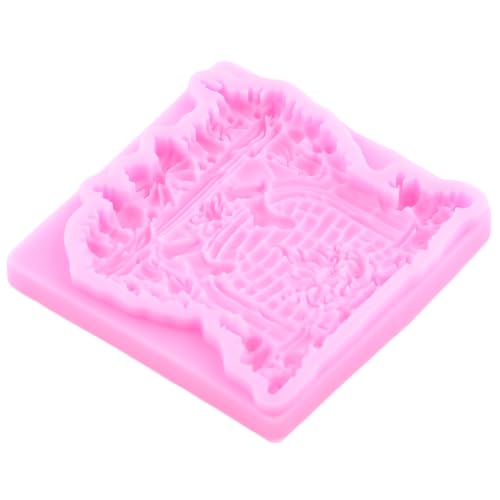 Christmas Fireplace Fondant Mold - Silicone Candy & Cake Decorating, Style J