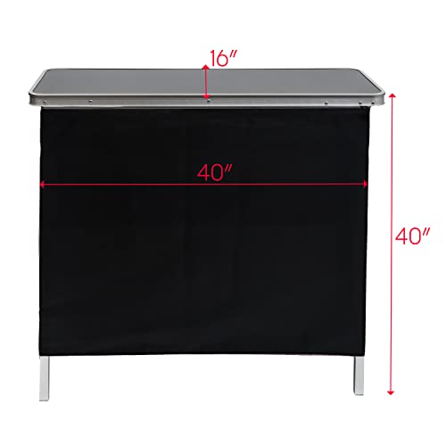 Trademark Innovations Portable Bar Table - Carrying Case Included