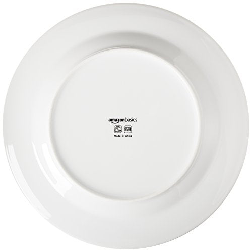 Porcelain Dinnerware Set for 4 - Microwave & Dishwasher Safe Plates Bowls Mugs