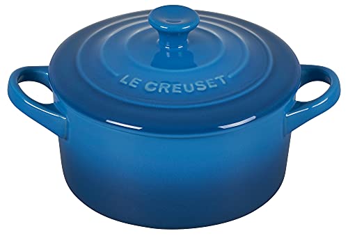Le Creuset Marseille Mini Cocottes Set of 4, 8 oz Stoneware with Cookbook