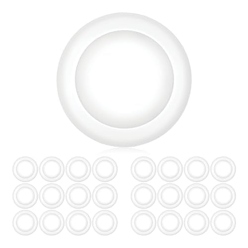 Day Light Dimmable 5/6 Inch LED Disk Light Surface Flush Mount 15W 1050lm UL Listed