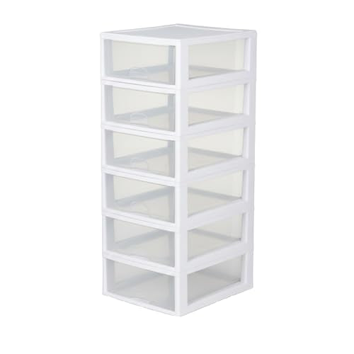 Sterilite 16 Quart Stacking Drawer Storage Organizer - 6 Pack