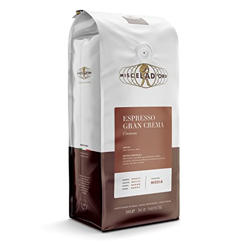 Miscela D'Oro Espresso Coffee Beans - 2.2 lb Full Bodied Medium Roast