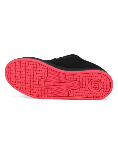 DC Women’s Court Graffik Skate Shoes - Black & Hot Pink, Size 6