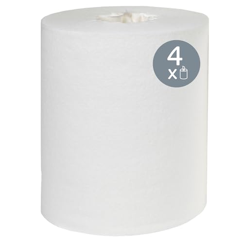 Bulk Center-Pull Paper Towels - Soft Cloth-Like Disposable Rolls, 4 x 275 Sheets