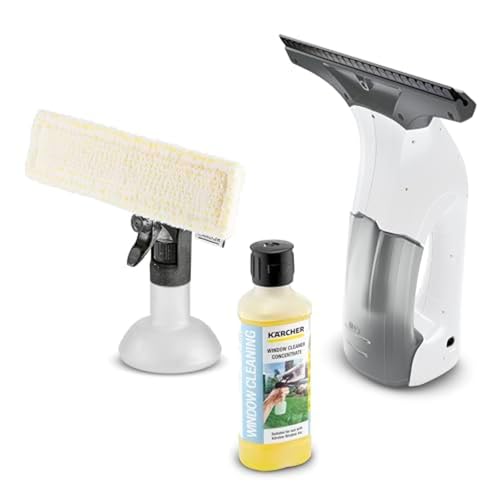Kärcher Electric Window Vacuum WV 1 Plus - White, Cordless Glass Cleaner