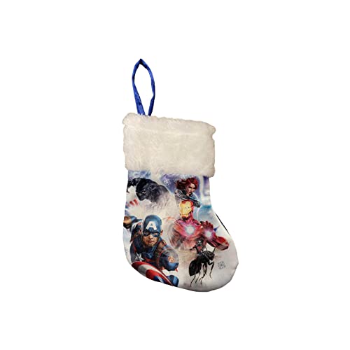 Avengers Christmas Stocking Gift Card Holder | Mini Satin Stocking Ornament - The Avengers (XS)