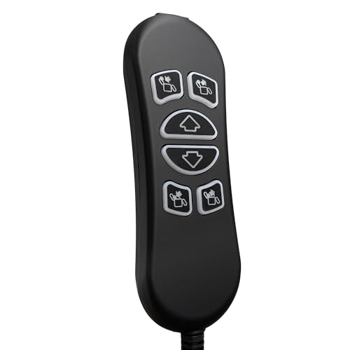 Standard Version 6 Button 7 Pin Lift Chair Remote Control Replacement for Power Recliner