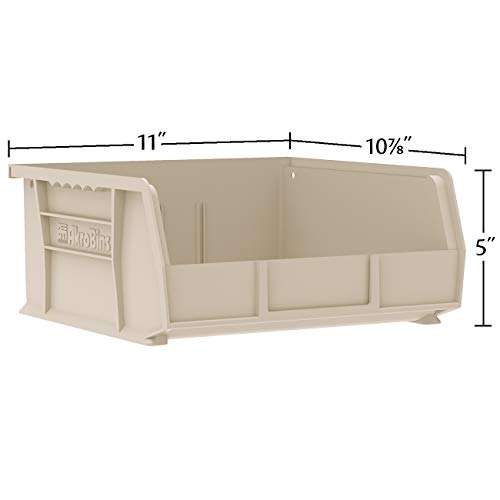 Plastic Storage Bins - Blue, 11x11x5 Inches, 6-Pack, Multi-Purpose Organization