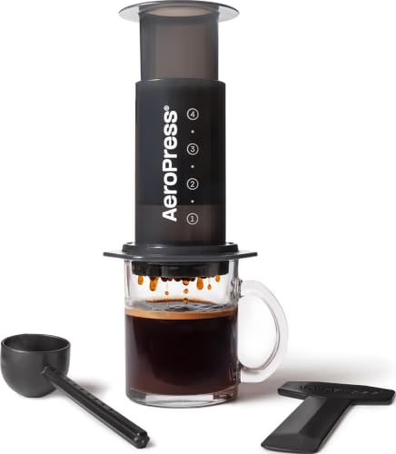 AeroPress Original Coffee Maker - 3-in-1 Pour-Over, French Press & Espresso