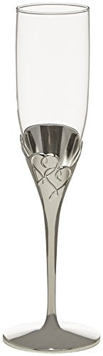 Lenox True Love Silverplate Champagne Flutes Set of 2 - Flute Pair