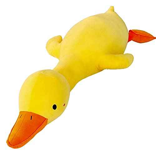 kewo Duck Plush Pillow Stuffed Animal Toy, Cute Giant Goose Plush Duck Stuffed Animal,Super Soft Hugging Pillow for Kids Bedding (Yellow,25.5 in)¡¦