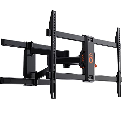 Full Motion TV Wall Mount for 43-82 Inch Screens Up to 130lbs - New & Improved 16" Studs