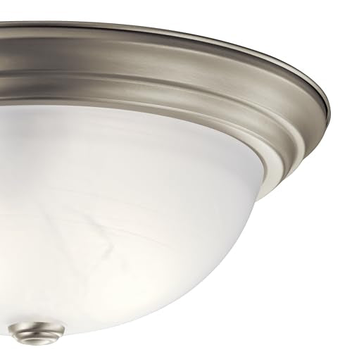 Kichler 3-Light Flush Mount Ceiling Light - 15.25