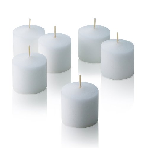 Bulk White Votive Candles 144-Pack - 10 Hour Burn Time for Weddings & Parties