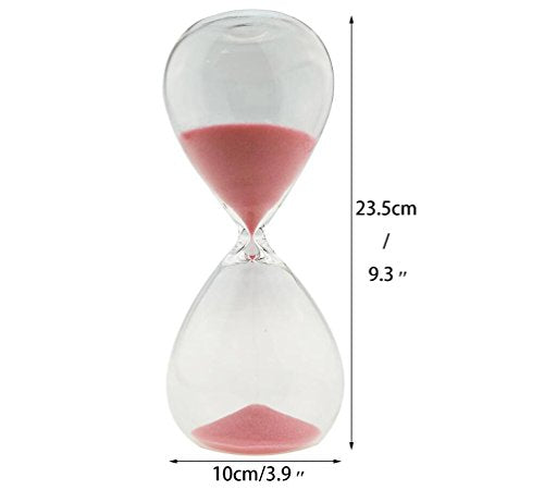 Large Fashion Colorful Sand Glass Sandglass Hourglass Timer Clear