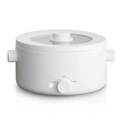 Electric Hot Pot, 2L Dual Power Multi-Functional Cooker