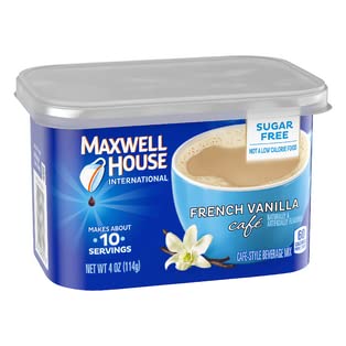 Maxwell House International French Vanilla Sugar Free Cafe Beverage