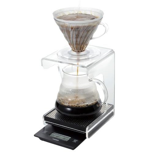 Hario V60 Drip Coffee Scale with Timer - Black (New Model)