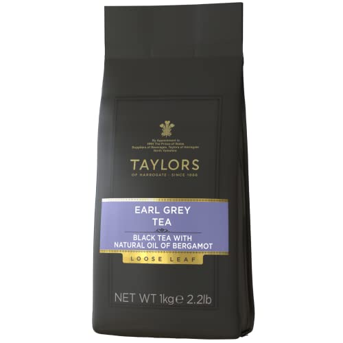 Taylors of Harrogate Earl Grey Loose Leaf Tea 35.3oz - Full-bodied Black Tea with Bergamot Flavor