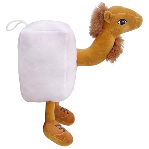AI-Crafted,Animals Plush Italian Brainrot,Stuffed Animals Evolution Plush Pillow Toy for Room Decor for Game Fans (12inch Frigo Camelo)