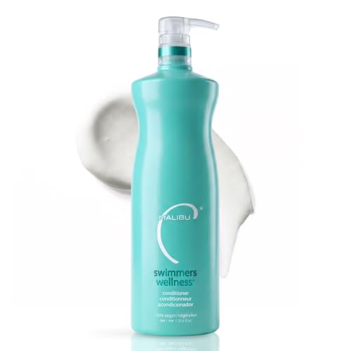Malibu C Swimmers Wellness Hair Conditioner 33.8oz Moisturizing Swim Hair Care - Pack of 1